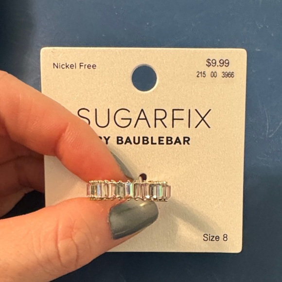 sugarfix Jewelry - Brand new Sugarfix by BaubleBar goldtone and crystal Ring